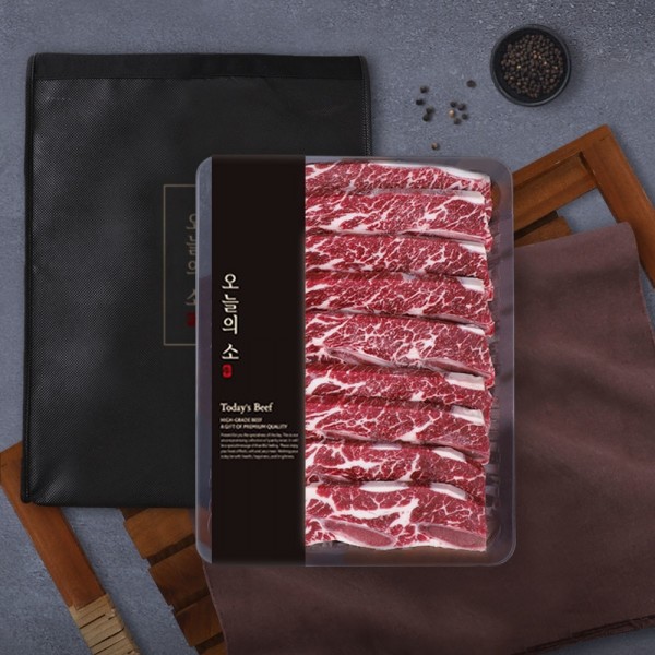 ★타임특가★[오늘의소] 블랙앵거스 프리미엄 LA꽃갈비 선물세트 2kg