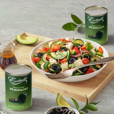 CJ프레시마켓,[직영특가][3세트]엑셀렌시아 올리브(블랙_슬라이스_직수입 400g/EA)