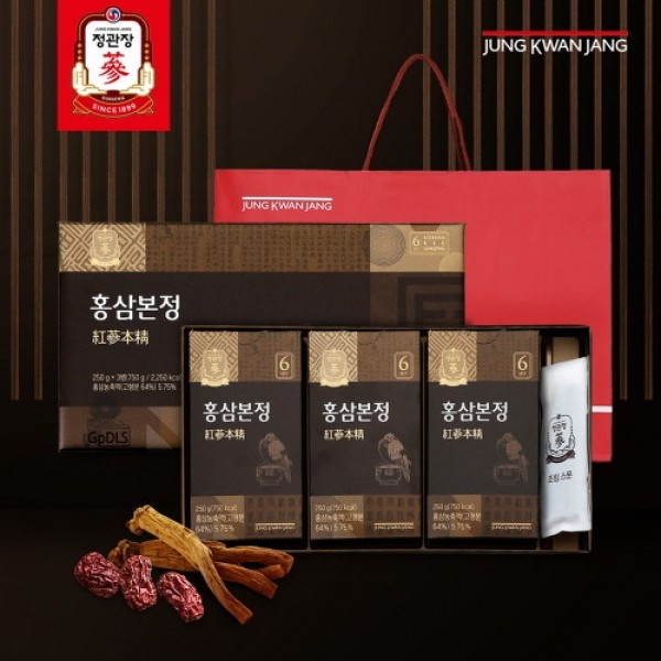 CJ프레시마켓,[25년 설명절][정관장] NEW 홍삼본정세트 (250g*3병)