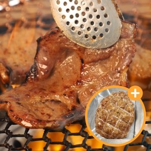 칼집 양념 목살 왕구이 600g x 4팩 (떡갈비 1팩 증정)