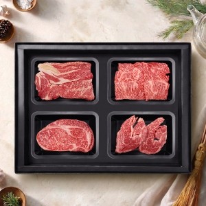 1++등급 제주 한우 등심 선물세트 1.2kg (윗등심 400g+살치 200g+아래등심 400g+새우살 200g)