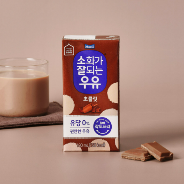 소화가 잘되는 멸균 초코우유 190ml*24