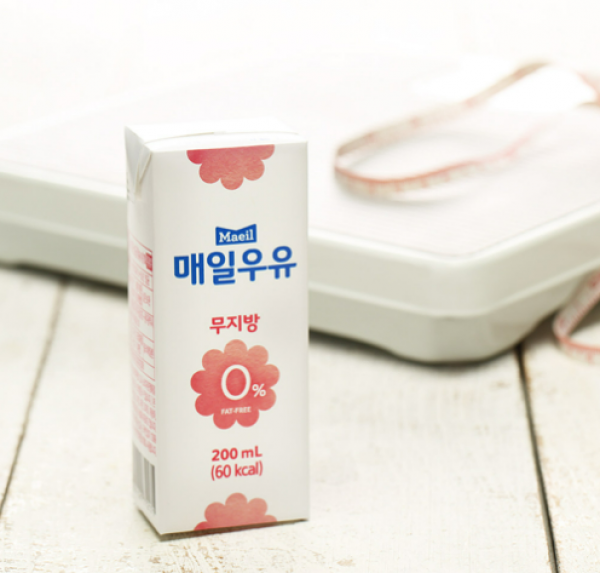 CJ프레시마켓,매일우유 무지방 0% 200ml*24