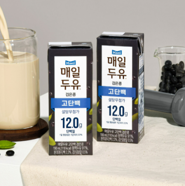 CJ프레시마켓,매일두유 고단백 검은콩 190ml*24