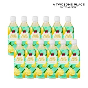 ★타임특가★ [투썸플레이스] 레몬 카모마일티 or 복숭아 아이스티 500ml 24병