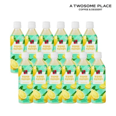★타임특가★ [투썸플레이스] 레몬 카모마일티 or 복숭아 아이스티 500ml 24병