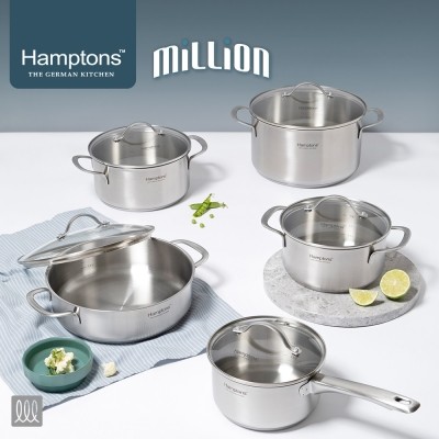 ★타임특가★[Hamptons]햄튼 밀리언 인덕션 냄비 5종세트 (16S18P20P24P24C)