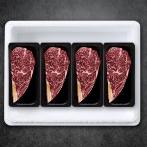 [명우한우] 한우1등급 냉장 선물세트 0.8kg (등심 800g) - 면세