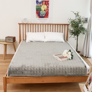 [솔라자르] 전기요 전용 극세사 패드 싱글 SOLA-S500(스톤그레이 색상)