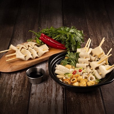 CJ프레시마켓,[엠픽]연육83% 함량 꼬치어묵탕/꼬치매운어묵탕 360g 모음 (우동사리 증정)