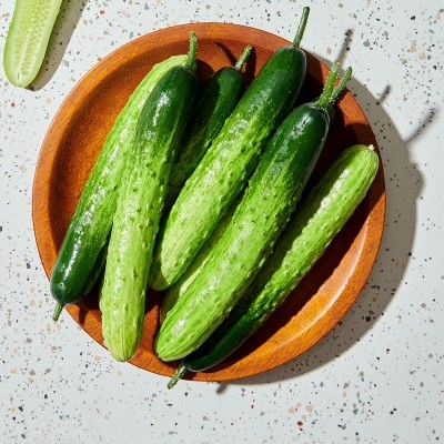 [엠픽] 껍질째 씹어도 달콤 시원한 100% 수분 충전 백다다기 오이