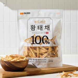 더주스 부드러운 황태채 강아지간식 200g * 2개