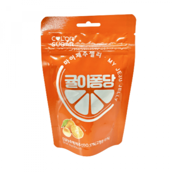 CJ프레시마켓,제주 마이 제주젤리 귤이퐁당 8개입 감귤 청귤 여행선물 기념품 과자 제리