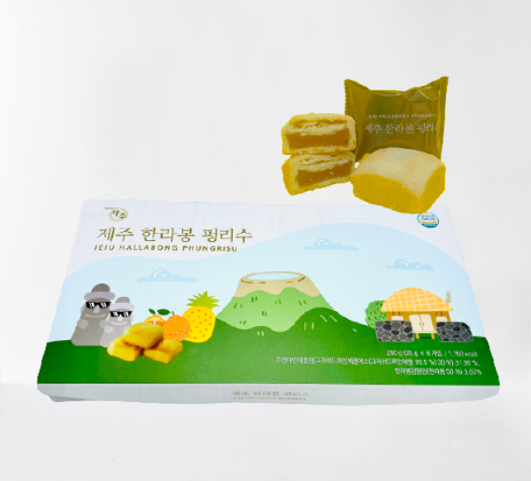 CJ프레시마켓,제주 한라봉 펑리수 (35g x 8개입) / 대만 파인애플 케익 제주여행 기념품 답례품