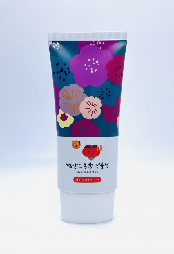 CJ프레시마켓,썸앤드 제주 동백 선블록 선크림 50ml 미백 주름개선 제주선물 특산품 기념품