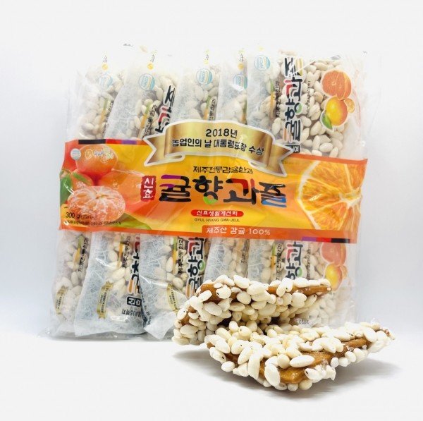 CJ프레시마켓,제주 신효 귤향과즐 30개입 전통 감귤 한과 여행 선물 기념품 특산품