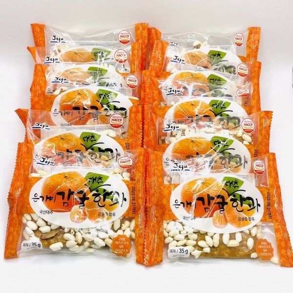 CJ프레시마켓,제주 은가비 감귤 대추 한과 과즐 10개입 선물세트 명절선물 여행 기념품