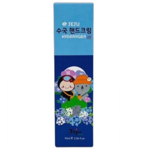 CJ프레시마켓,제주갬성 수국 핸드크림 70ml 벌크형 여행 선물 기념품 답례품