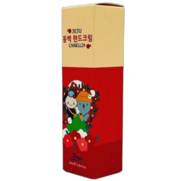 CJ프레시마켓,제주갬성 동백 핸드크림 70ml 여행 선물 기념품 답례품