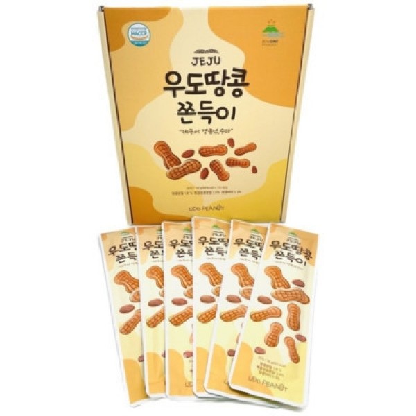 CJ프레시마켓,제주 우도땅콩 쫀득이 18g x 15개입