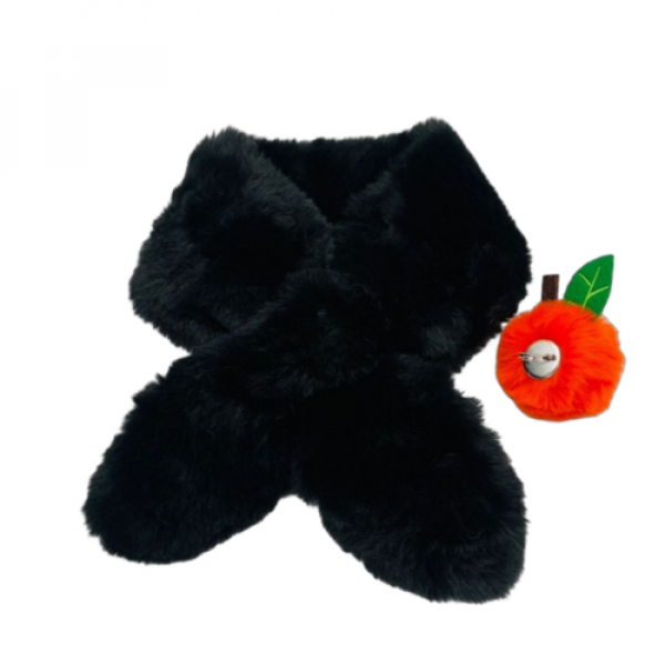 CJ프레시마켓,제주갬성 털목도리 블랙 23cm