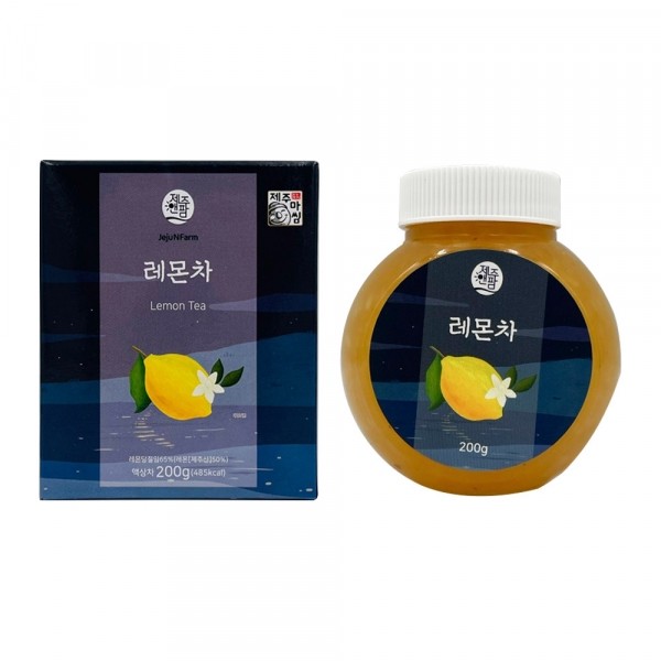 CJ프레시마켓,제주앤팜 레몬차 200g 액상차 여행선물 답례품 기념품