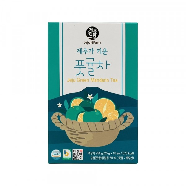 CJ프레시마켓,제주가 키운 풋귤차 스틱 250g(25g x 10개입) 액상차 여행선물 답례품 기념품