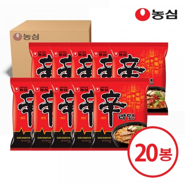 CJ프레시마켓,농심 신라면 120g 20개 (박스)