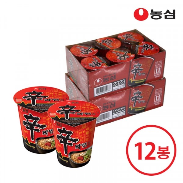 CJ프레시마켓,농심 신라면컵 x 12개(소컵)