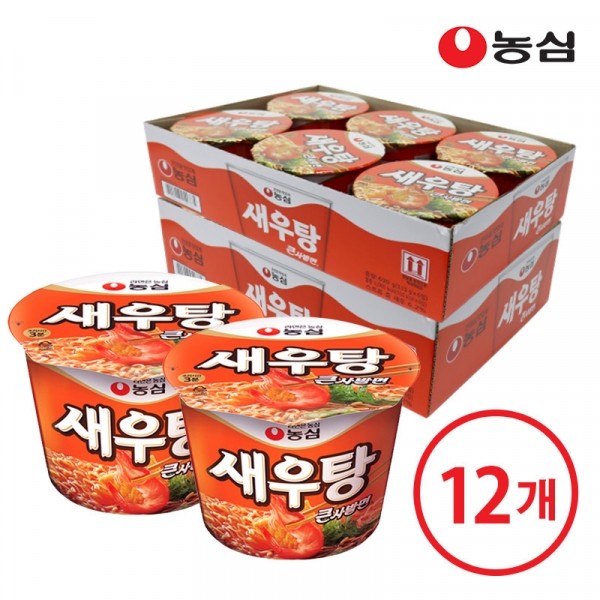 CJ프레시마켓,농심 새우탕큰사발(6입)X2개